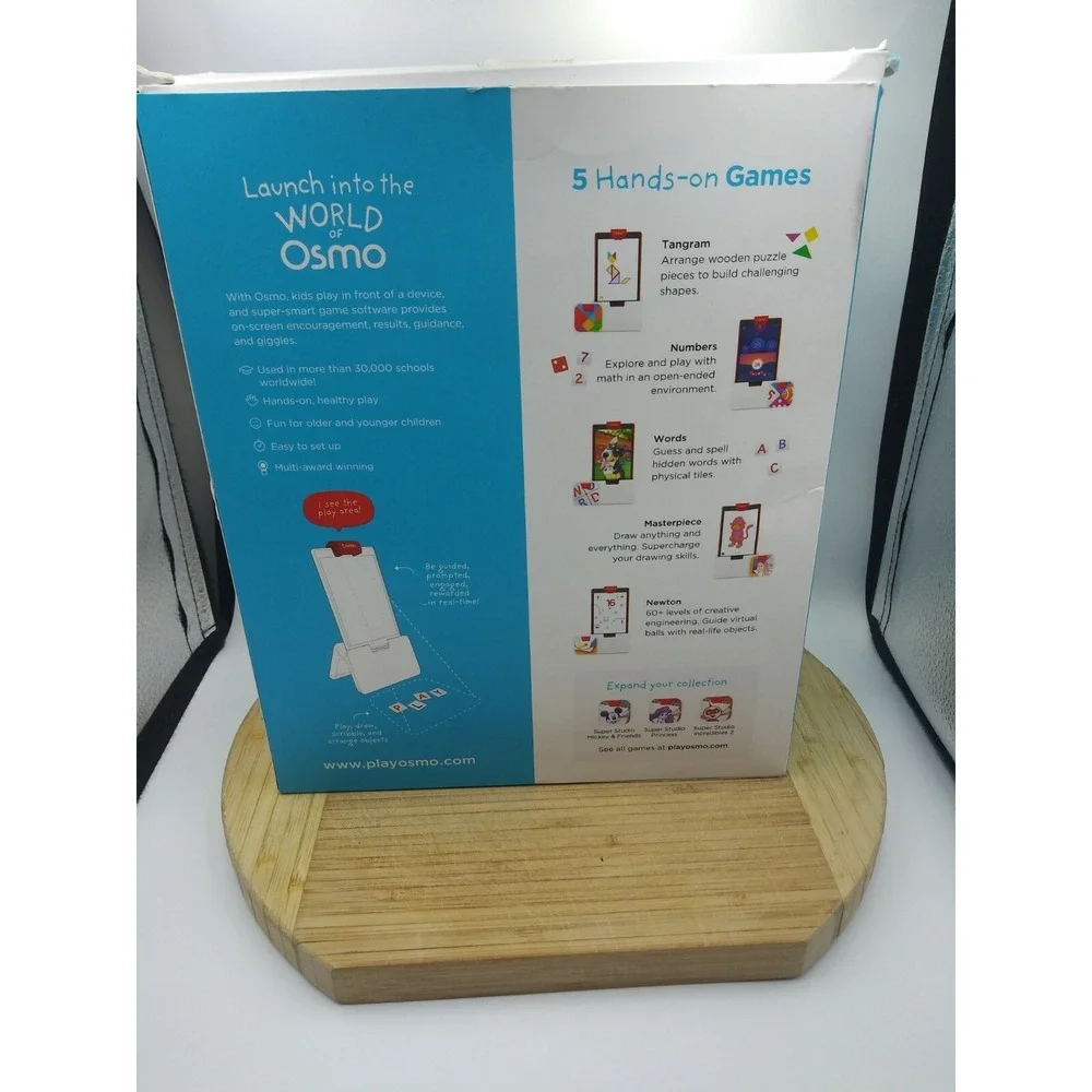 Osmo Genius Kit for‎ Fire Tablet - 5 Hands-On Learning Games